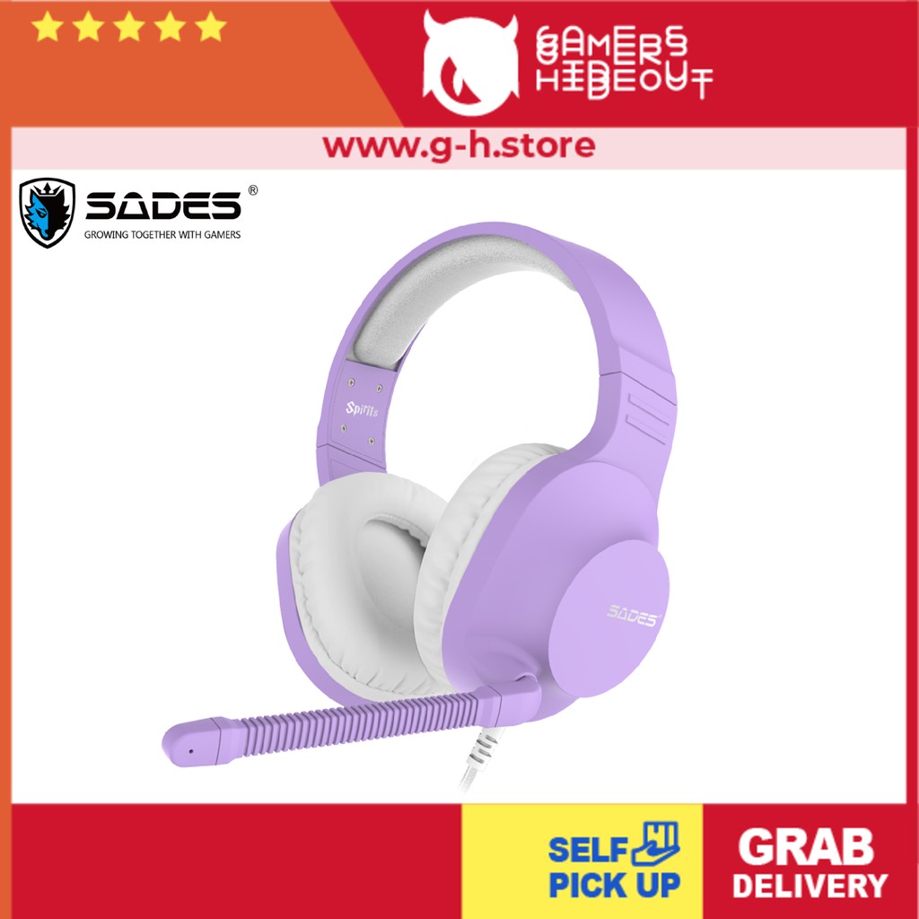 Sades Spirits Multiplatform Headset Purple Shopee Malaysia