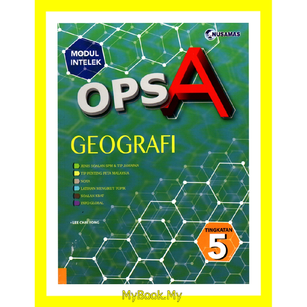 Myb Buku Latihan Modul Intelek Ops A Kssm Tingkatan 5 Geografi Nusamas Shopee Malaysia