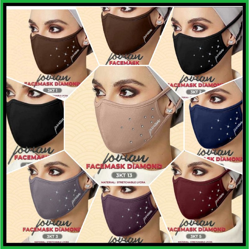 JOVIAN FACE MASK, PELITUP MUKA INSPIRASI JOVIAN/Mask Kain Cotton Sejuk