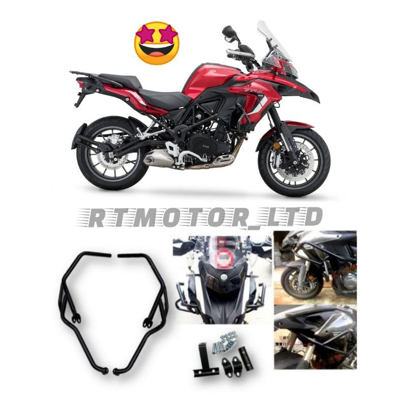 BENELLI TRK502 ENGINE GUARD CRASH BAR TRK502 BS6 CRASH BAR HEAVY DUTY