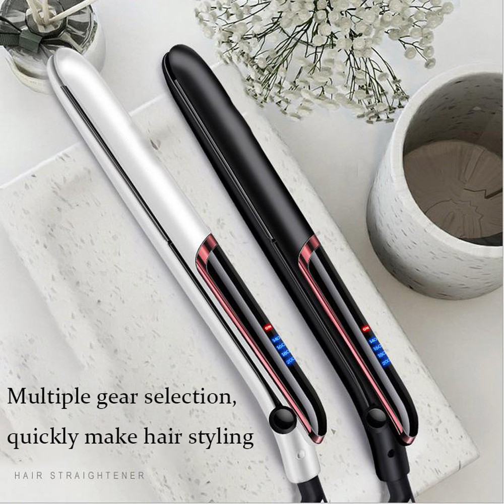 Dropship Johor Heating Fast Hair Straightener Ceramic Hair Curler Negative Ion Hair Flat Iron Hair Straightener Ceramic