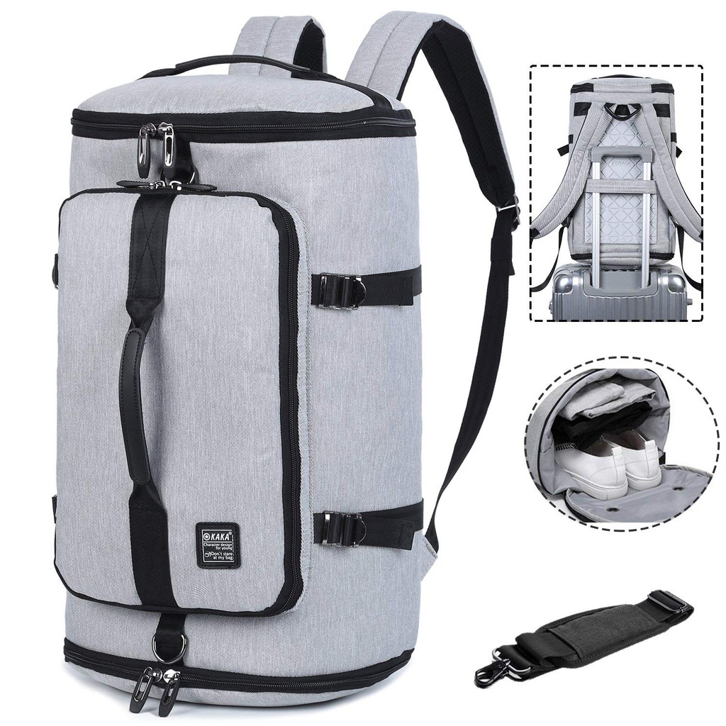 backpack with laptop sleeve and shoe compartment