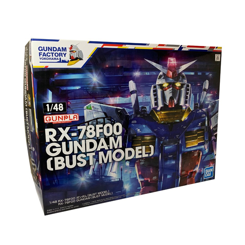 Premium Bandai Limited Gundam Factory Yokohama Rx 78f00 Gundam Bust Model 1 48 Shopee Malaysia
