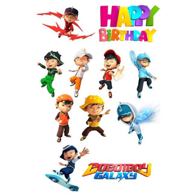 BOBOIBOY A CAKE TOPPER DECO | Shopee Malaysia