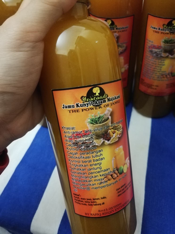 Hot Item Jamu Kunyit Asam Sirih Manjakani Extra Ang Muda Malaysia