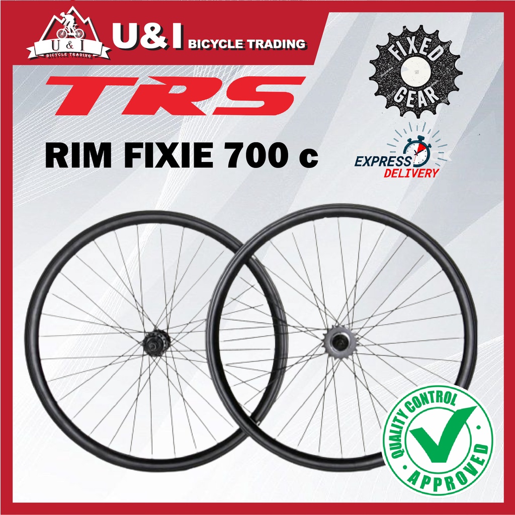 Basikal Fixie 700X23C,25C,28C RIM 1 Set Depan Belakang (Hanya Basikal ...