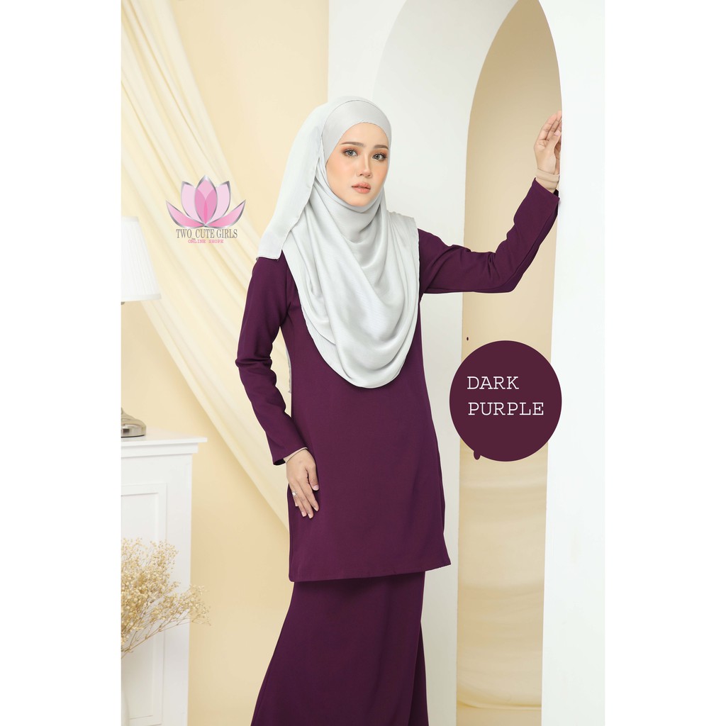 baju kurung cotton murah