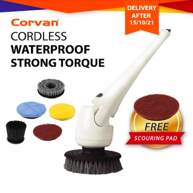corvan cordless power scrub
