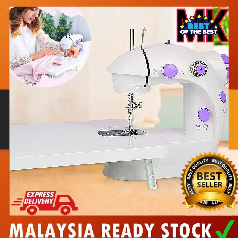 4 In 1 Dual Speed Portable Mini Sewing Machine / Mesin ...