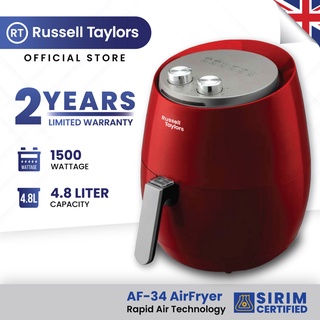 Russell Taylors Air Fryer XL - Red (4.8L) AF-34R