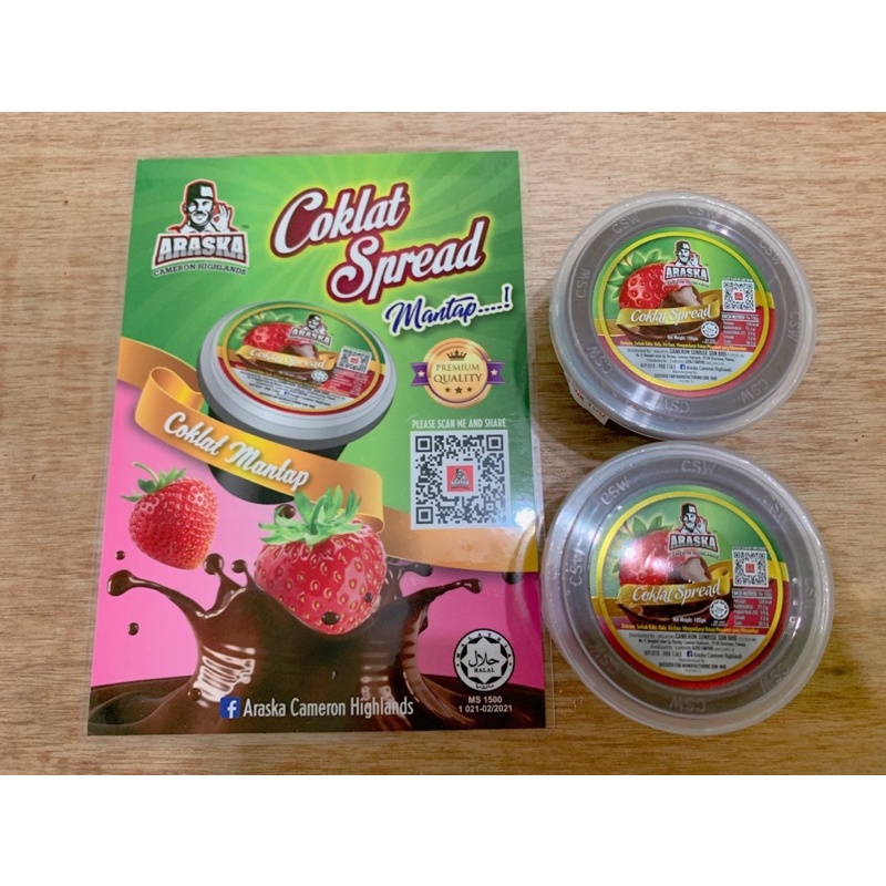 Chocolate Spread Halal Cameron Highlands/ Coklat Spread Halal Shopee