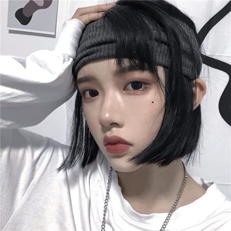 Dd Japanese And Korean Dark Cool Cold Handsome Black Turban Hip Hop Street Harajuku Punk Unisex Style Hair Band For Men And Women Shopee Malaysia