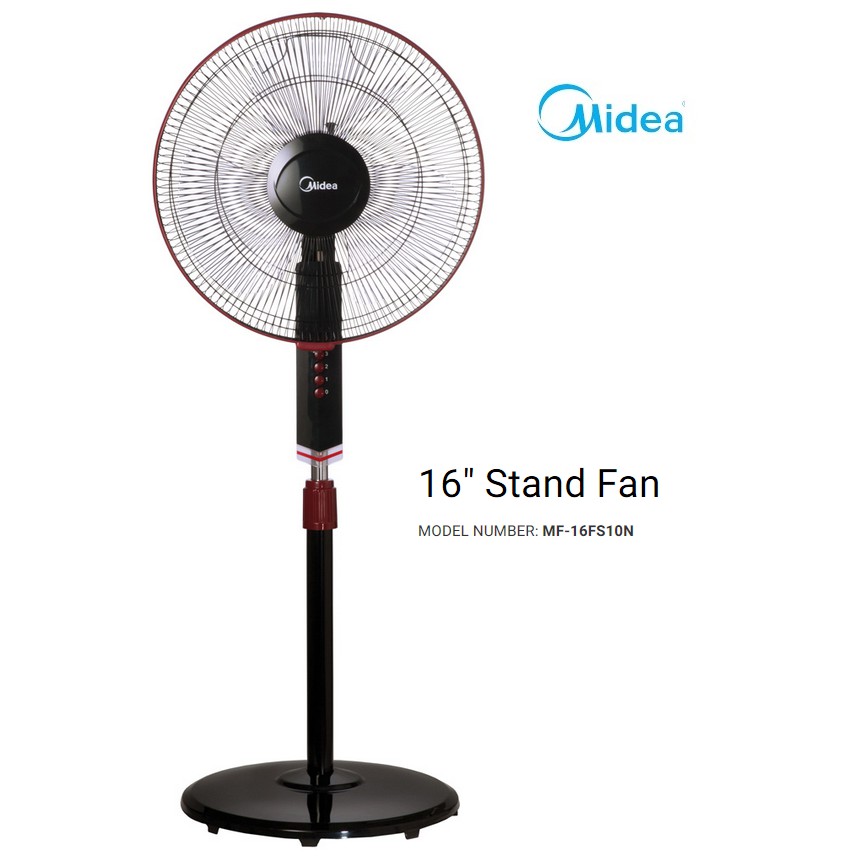 Midea Stand Fan Mf16fs10n Shopee Malaysia