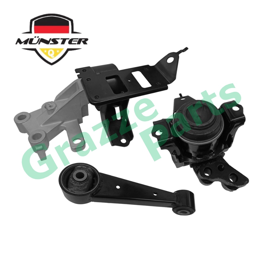 Münster PER7482 Engine Mounting Set for Perodua Axia 2 Bezza 1.0 Auto 1KR-VE VVT-i 2017-onwards