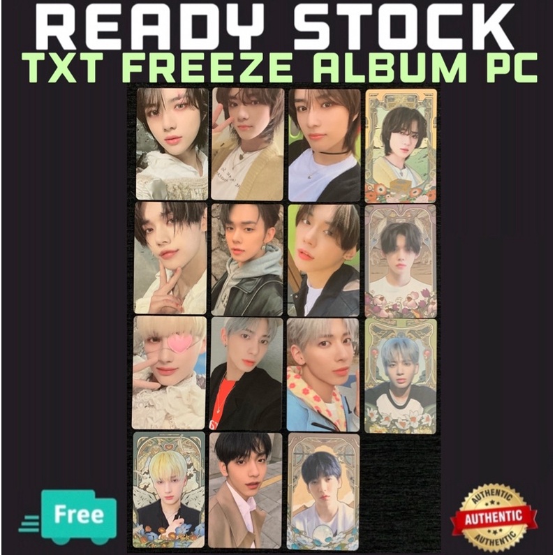 OFFICIAL TXT FREEZE ALBUM PHOTOCARD Shopee Malaysia