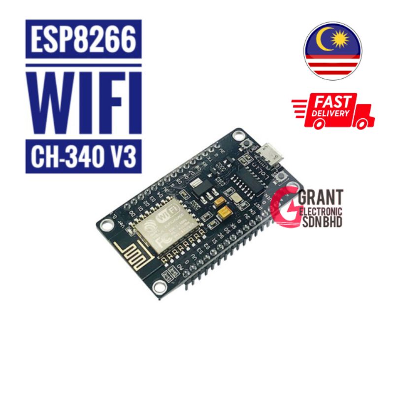 NodeMCU LoLin V3 For Arduino Lua IoT ESP8266 CH-340 WIFI Wi-Fi Module ...