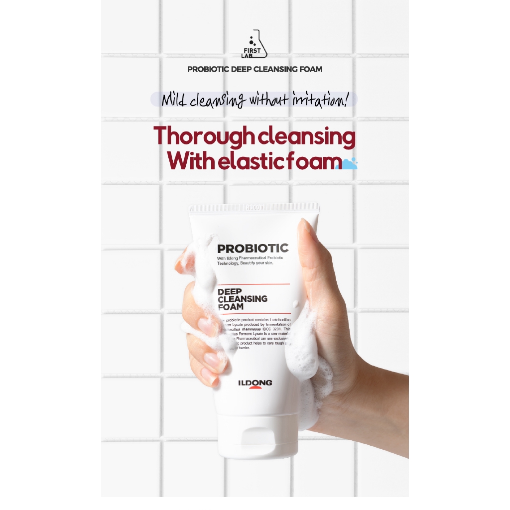 first lab probiotic deep cleansing foam