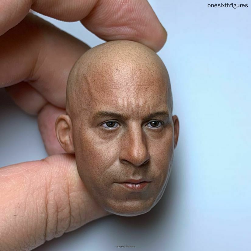 1/6 Vin Diesel Head Sculpt Fit 12''Action Figure