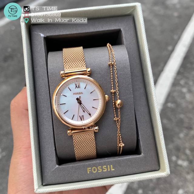 fossil carlie watch