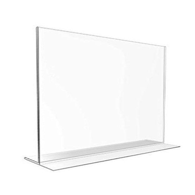 acrylic display stand A4 paper holder (landscape) A010 (1unit) Shopee