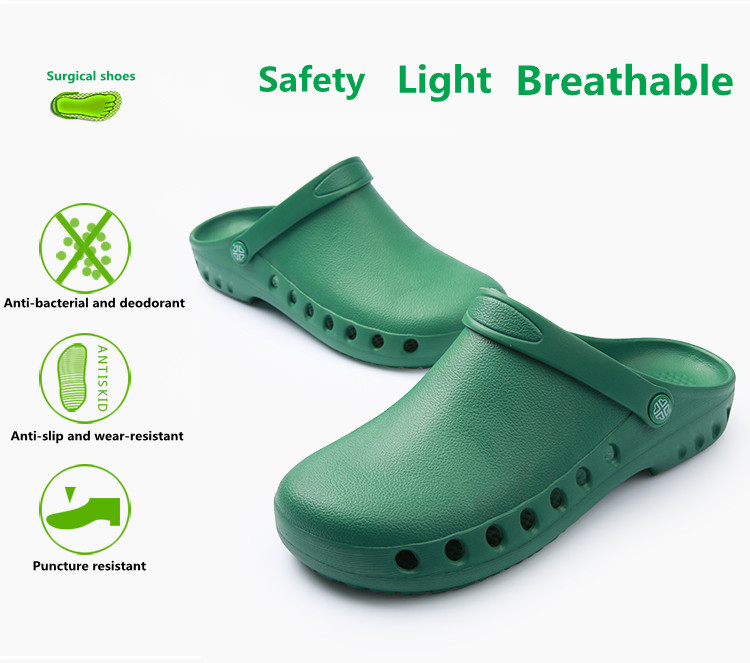 Surgical Shoes Operating Room Clogs Men Non Hole Sandals Shoes Anti-slip |  Shopee Malaysia