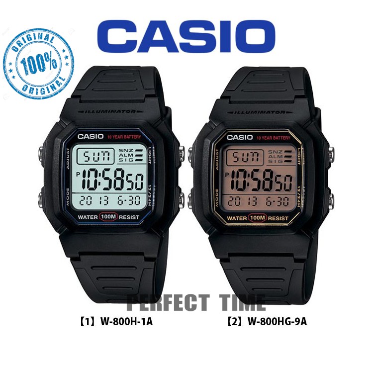 casio watch w800h