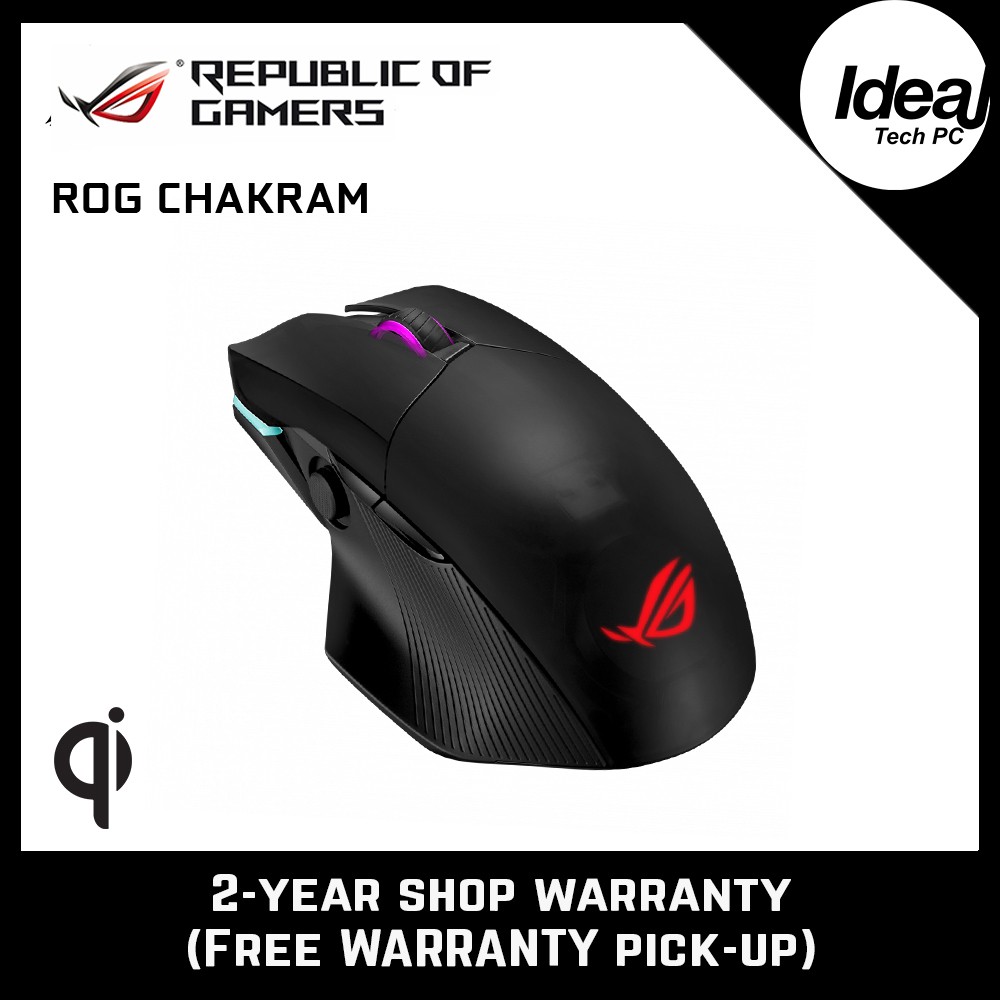 Asus Rog Chakram Rgb Wireless Gaming Mouse With Qi Wireless Charging Shopee Malaysia