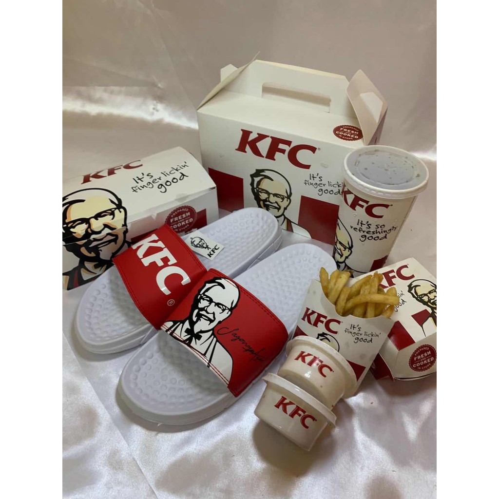 kfc basketball slippers