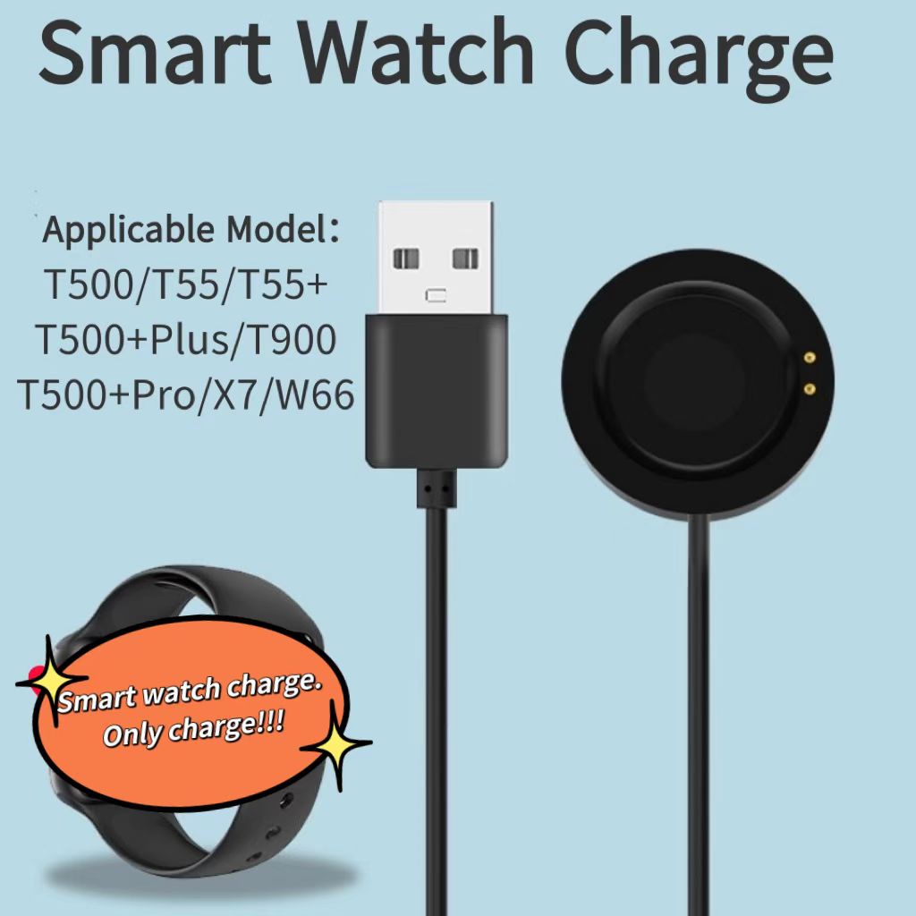 Cable Fitpro /Hiwatch/hiwatch pro Charge original for T500 whole fast charging cable Usb Cable for T500+ T5S T500+ Plus