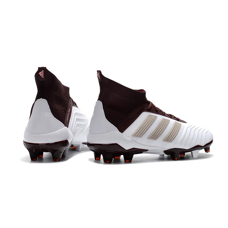 maroon and white soccer cleats