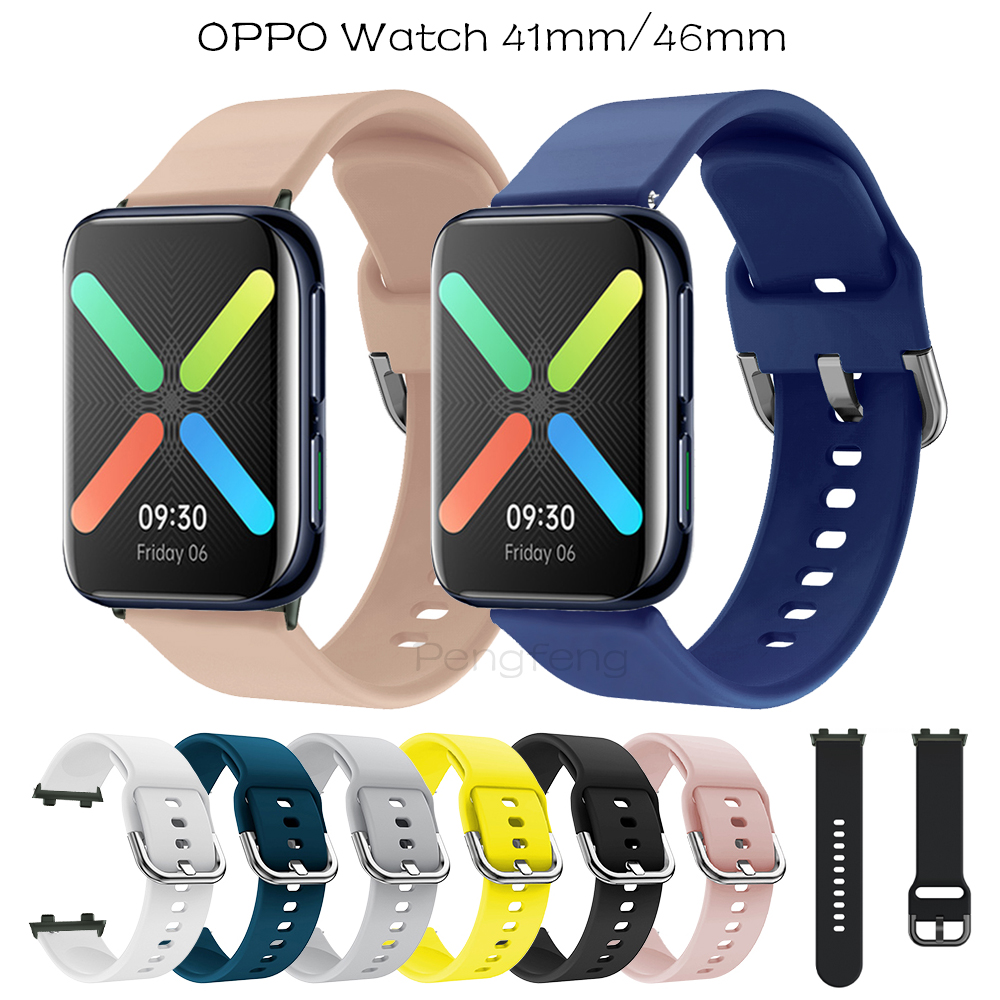Silicone Strap band for OPPO watch 41mm 46mm Smart Watch Strap Watch