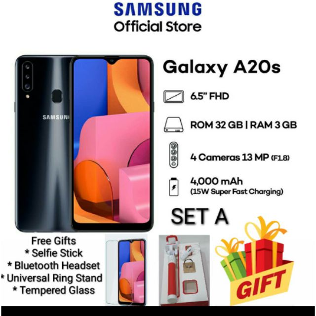 samsung a20 ram rom