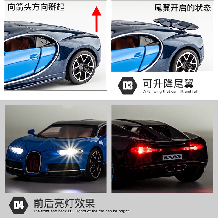 bugatti veyron alloy model racing car shopee malaysia shopee