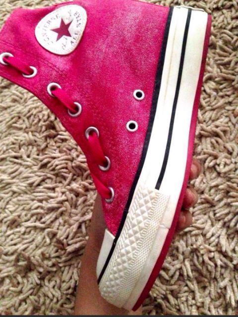 CONVERSE Chuck Taylor Wedges Metallic Pink 545038C