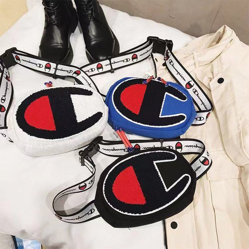 champion big logo waist bag