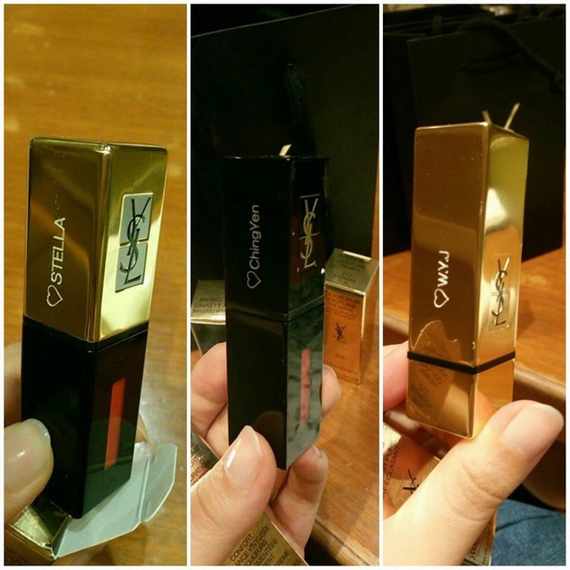 ysl personalized lipstick