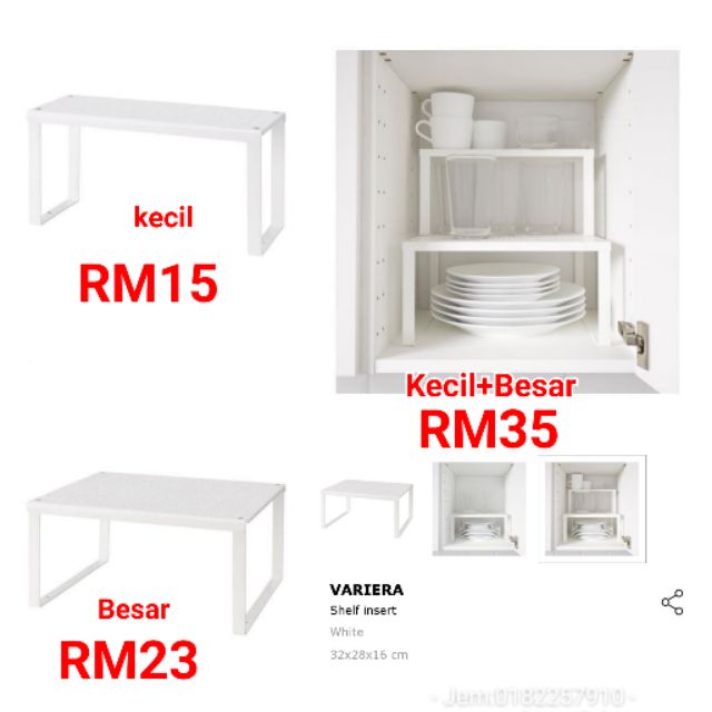  Rak besi dalam kabinet  Shopee Malaysia