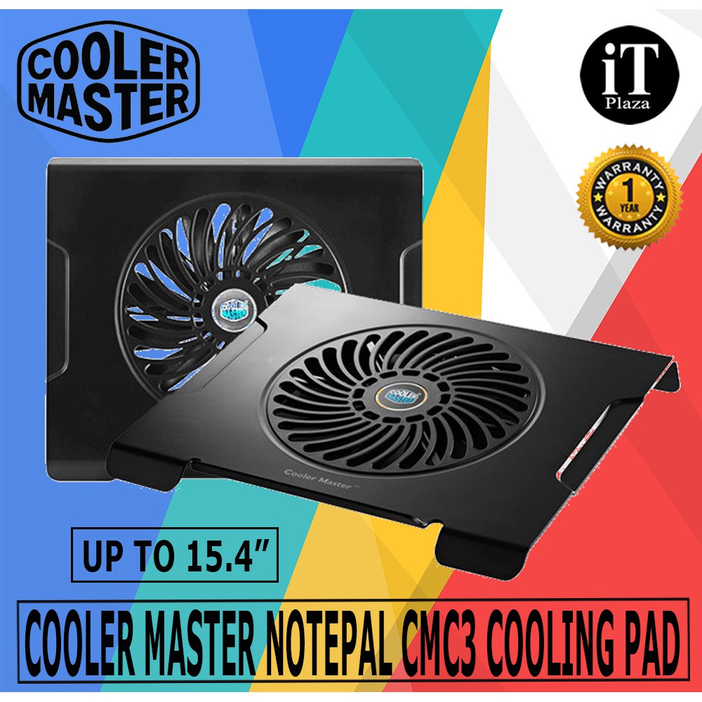 Cooler Master Notepal CMC3 Cooler Pad (R9-NBC-CMC3-GP) Up To 15 ...