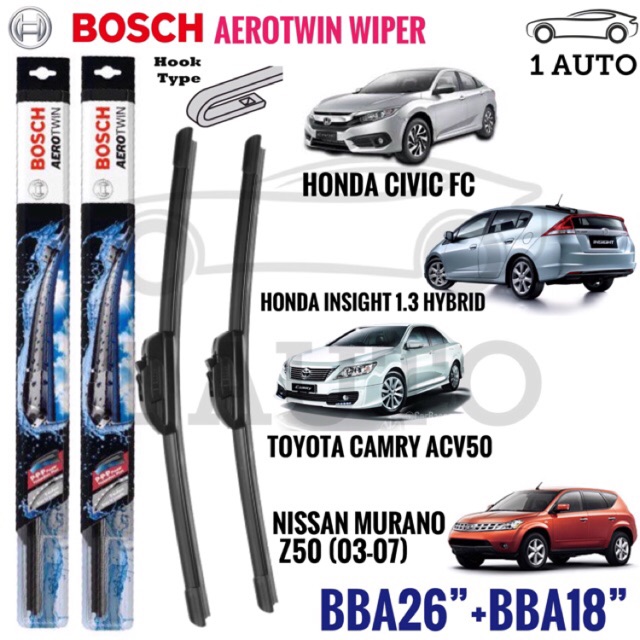 Bosch Aerotwin Wiper For Honda Civic Fc Accord Insight Murano