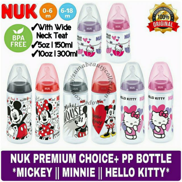 nuk minnie mouse bottles