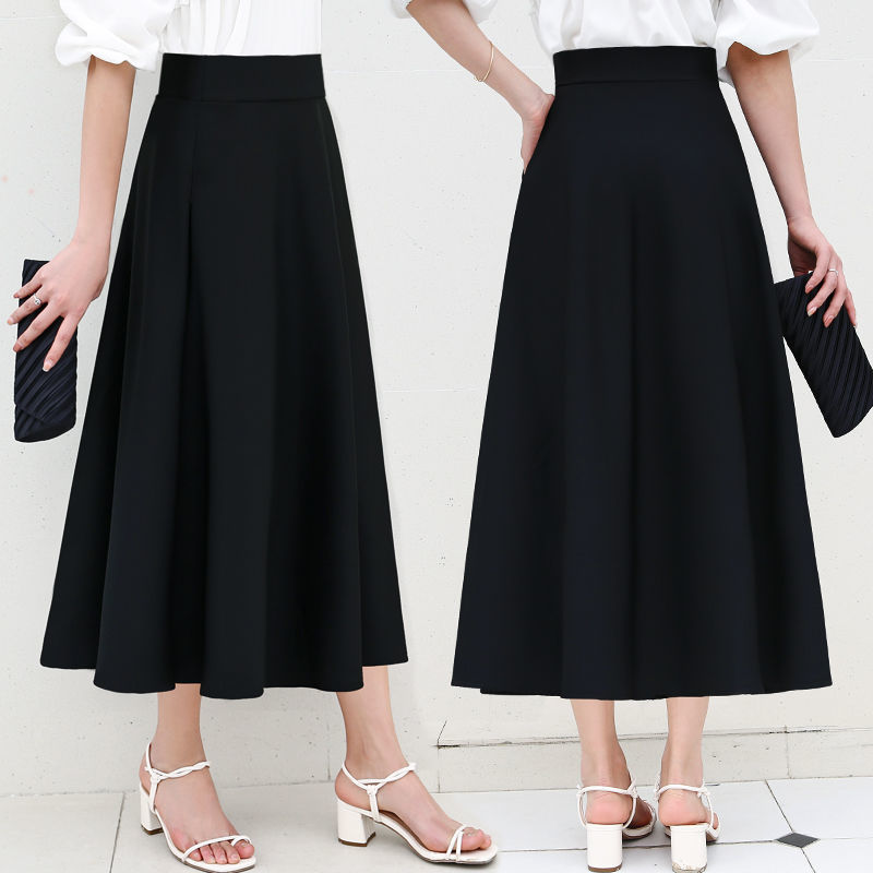 Long Skirts with Pockets Labuh Muslimah Woman A-line Plus Size High ...