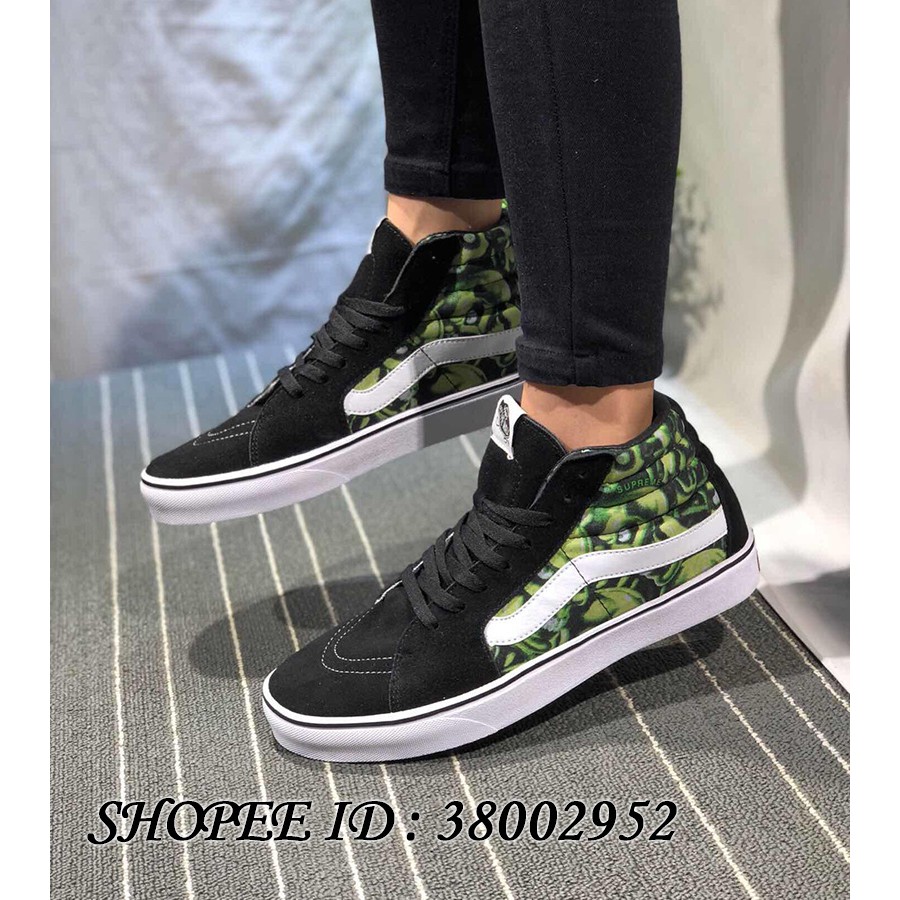 vans high top slip ons