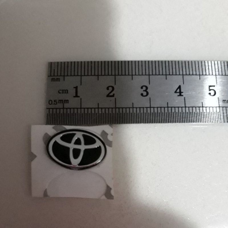 Toyota Logo Bujur Shape 15mm Shopee Malaysia