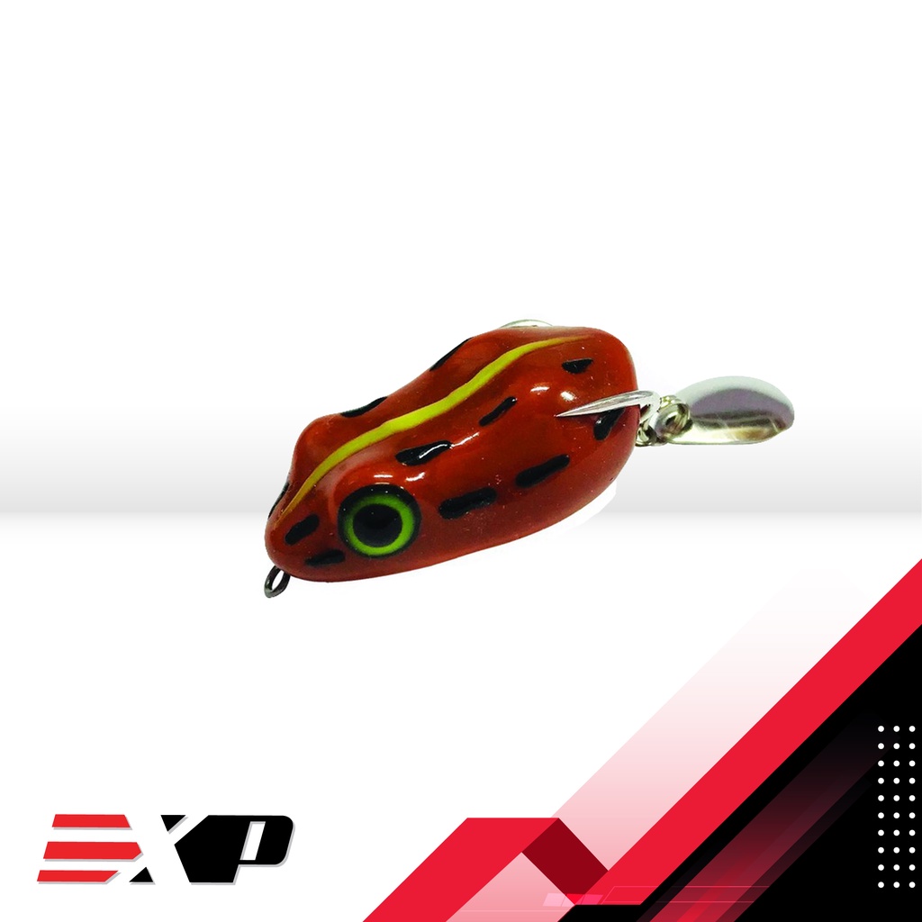 NINJA - EXP Emo Frog 45mm Length 7g Weight Soft Frog Top Water Haruan ...