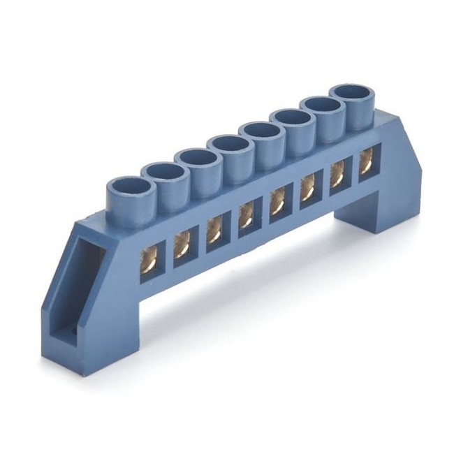 6WAY 10WAY INSULATED NEUTRAL LINK BLUE TERMINAL CONNECTOR | Shopee Malaysia