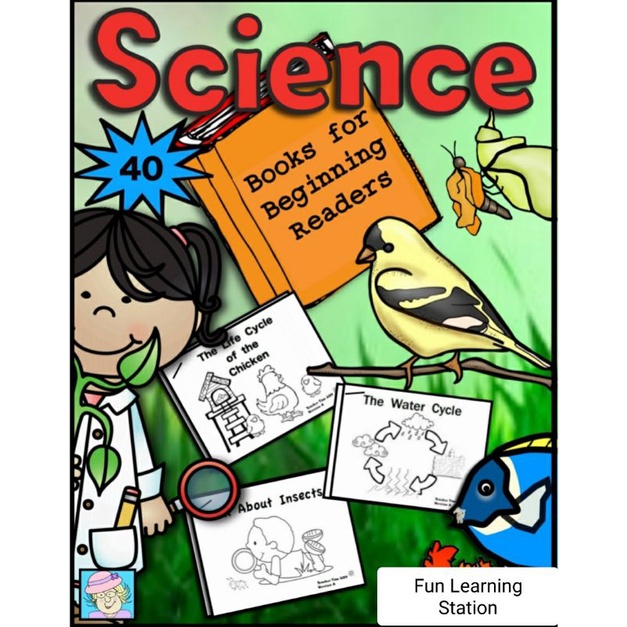 40 Science Book for beginner reader printable Shopee Malaysia