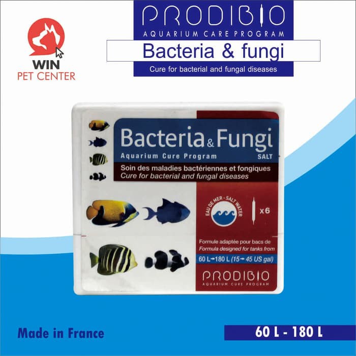 Prodibio Bacterial & Function Salt Aquarium Cure Program 60 L Shopee