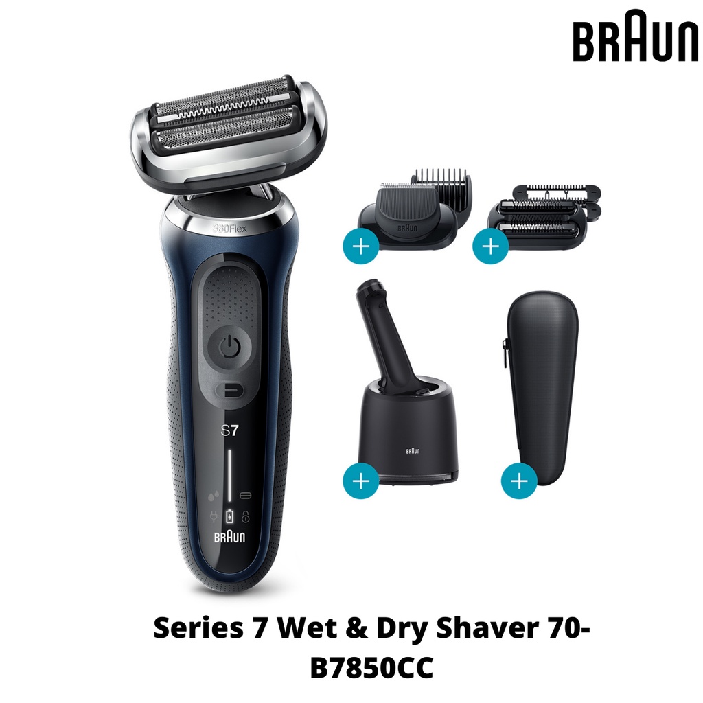 BRAUN Electric Shaver Series 7 70B7850cc Wet & Dry Shaver with