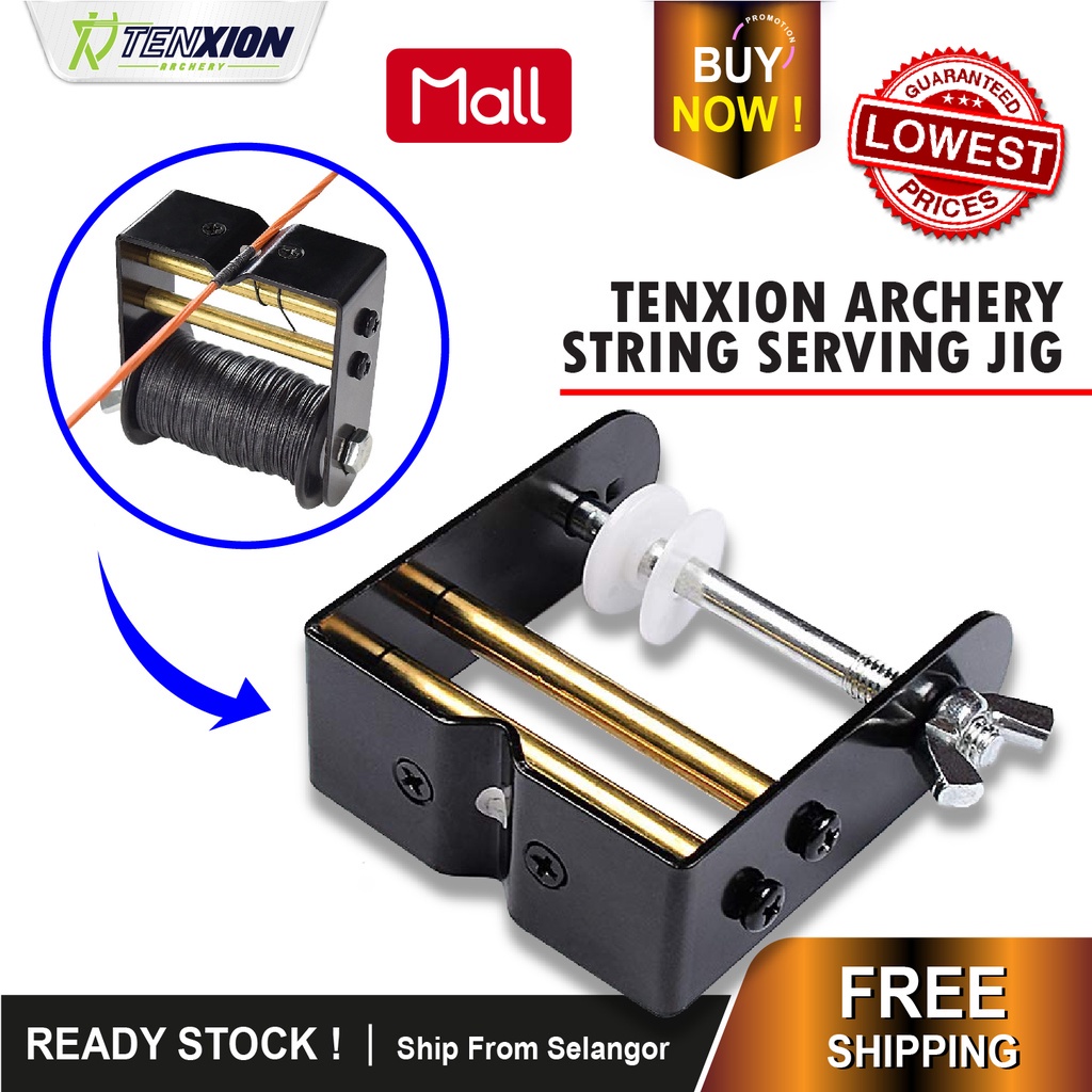 TenXion Archery Bow String Serving Jig Server Tali Busur Panah Rope