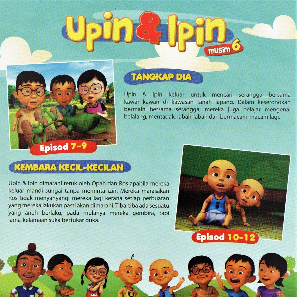 Upin Ipin Musim 6 Vol 27 Dvd Shopee Malaysia